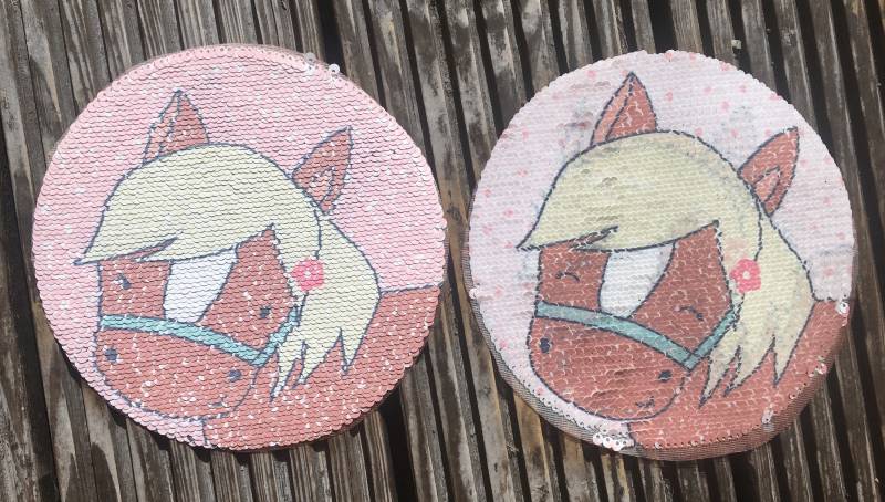Wendepailletten Patch Pferd von JunodesignAT