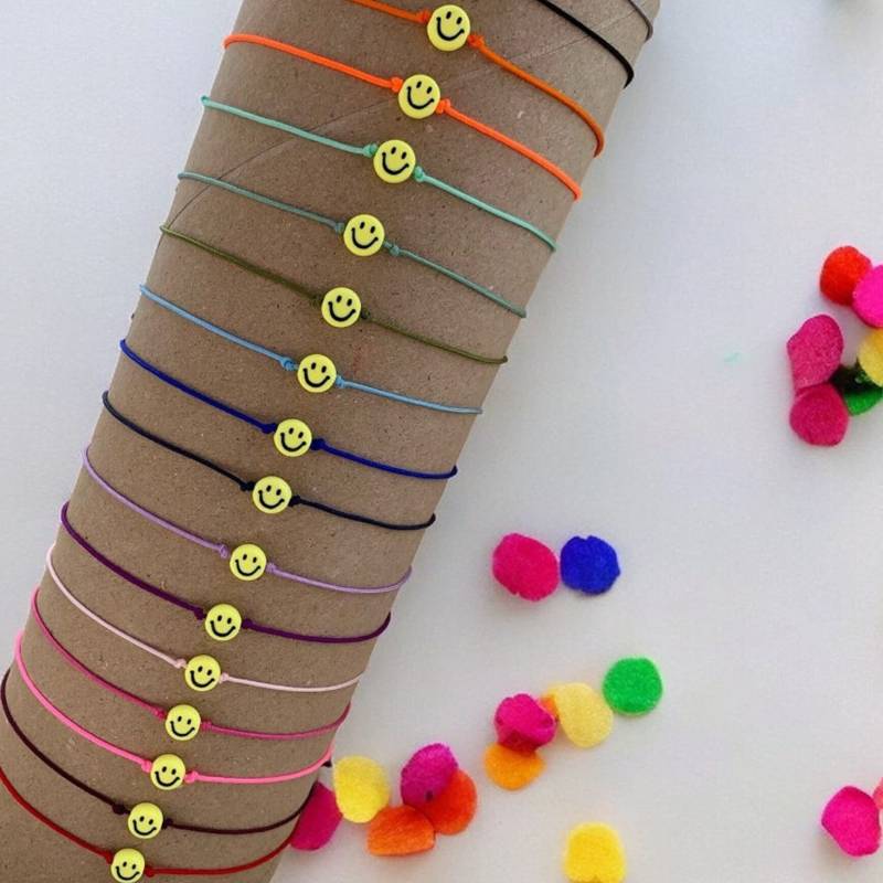 Armband Smiley Kids Kinder von Junolie