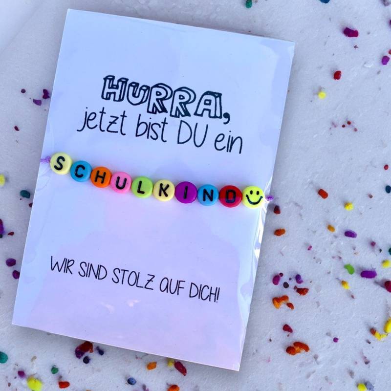 Kinder Armband Schulkind Einschulung Schulstart Kinder Armband Schulkind Einschulung Schulstart von Junolie