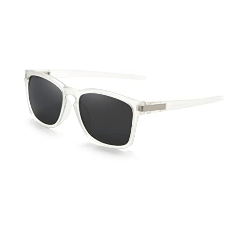 Junsika Polarisierte Sonnenbrillen FüR Herren Klassische Modische Quadratisch Unisex Sonnenbrille UV400 Schutz von Junsika