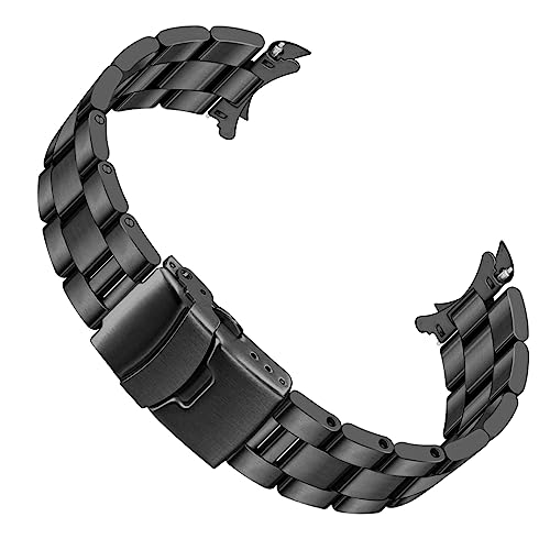 Juntan Verjüngt Metall Uhrenarmband 20mm schwarzes Edelstahl Armband für Männer Frauen Gebogene Enden Uhrenarmbänder Ersatzbänder Metallfaltschließe Juntan Verjüngt Metall Uhrenarmband 20mm schwarzes Edelstahl Armband für Männer Frauen Gebogene Enden Uhrenarmbänder Ersatzbänder Metallfaltschließe von Juntan