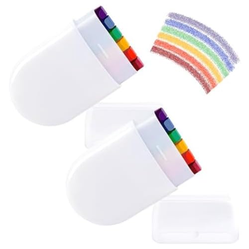 Junterone 2 Stück Regenbogen-Körperfarbe – Flagge des Gay-Tages des Pride Day – Farbe für den Regenbogen-Streifen, LGBT für den Gay Pride Day von Junterone