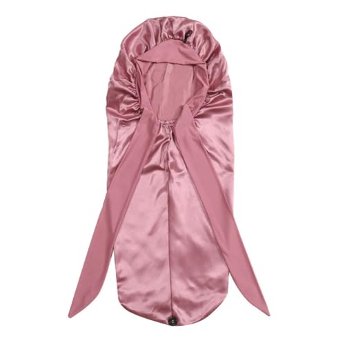 Junterone Schlafkappe für Damen, geflochtenes Haar mit langem Schwanz, Nachtkappe, Duschhaube für Sauna, hochwertige Badekappe, Roségold Junterone Schlafkappe für Damen, geflochtenes Haar mit langem Schwanz, Nachtkappe, Duschhaube für Sauna, hochwertige Badekappe, Roségold von Junterone