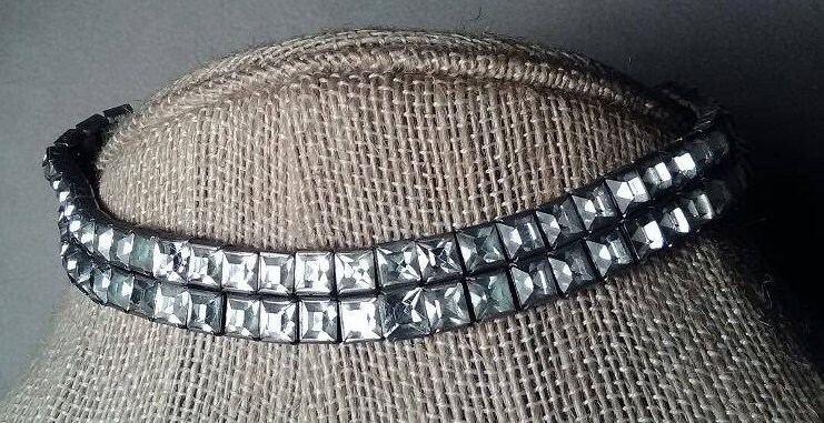 Sterling Strass Tennis Armband Sterling Strass Tennis Armband von Juntiqueaux