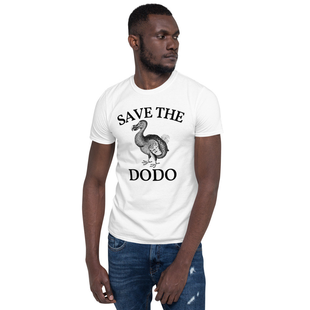 Dodo Vogel Endangered Species Erhaltung Kurzarm Unisex T-Shirt von JuntoTees