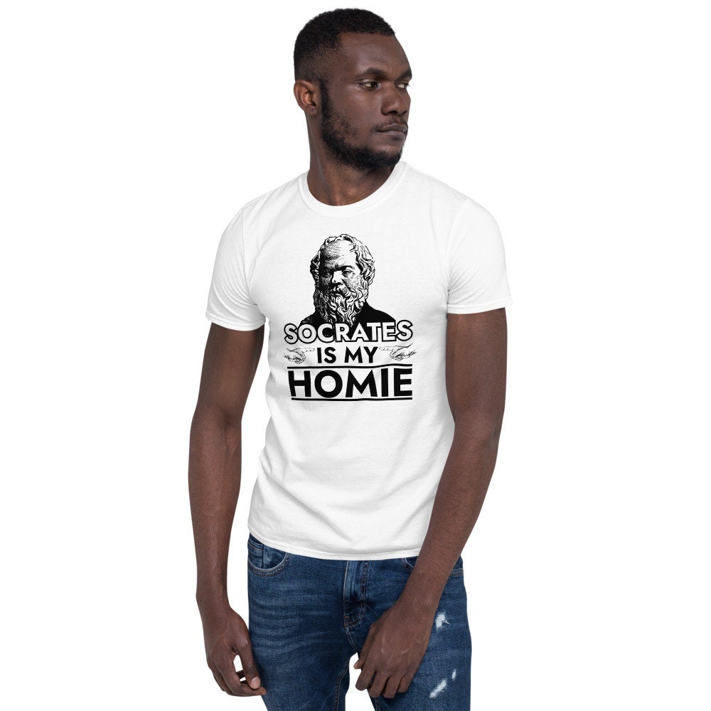Sokrates Shirt Socrates Ist Mein Homie Kurzarm Unisex T-Shirt von JuntoTees