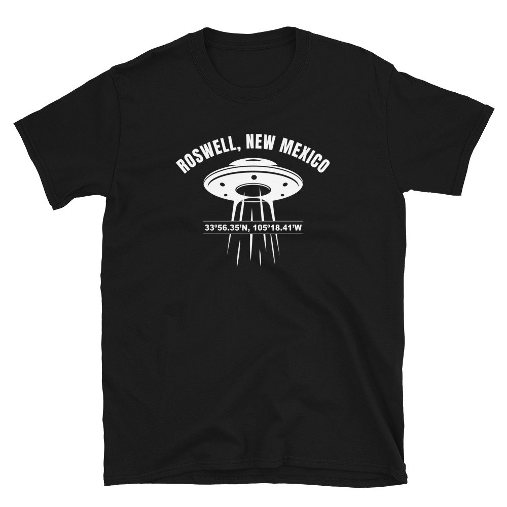Uap Shirt Roswell New Mexico Ufo Kurzarm Unisex T-Shirt von JuntoTees
