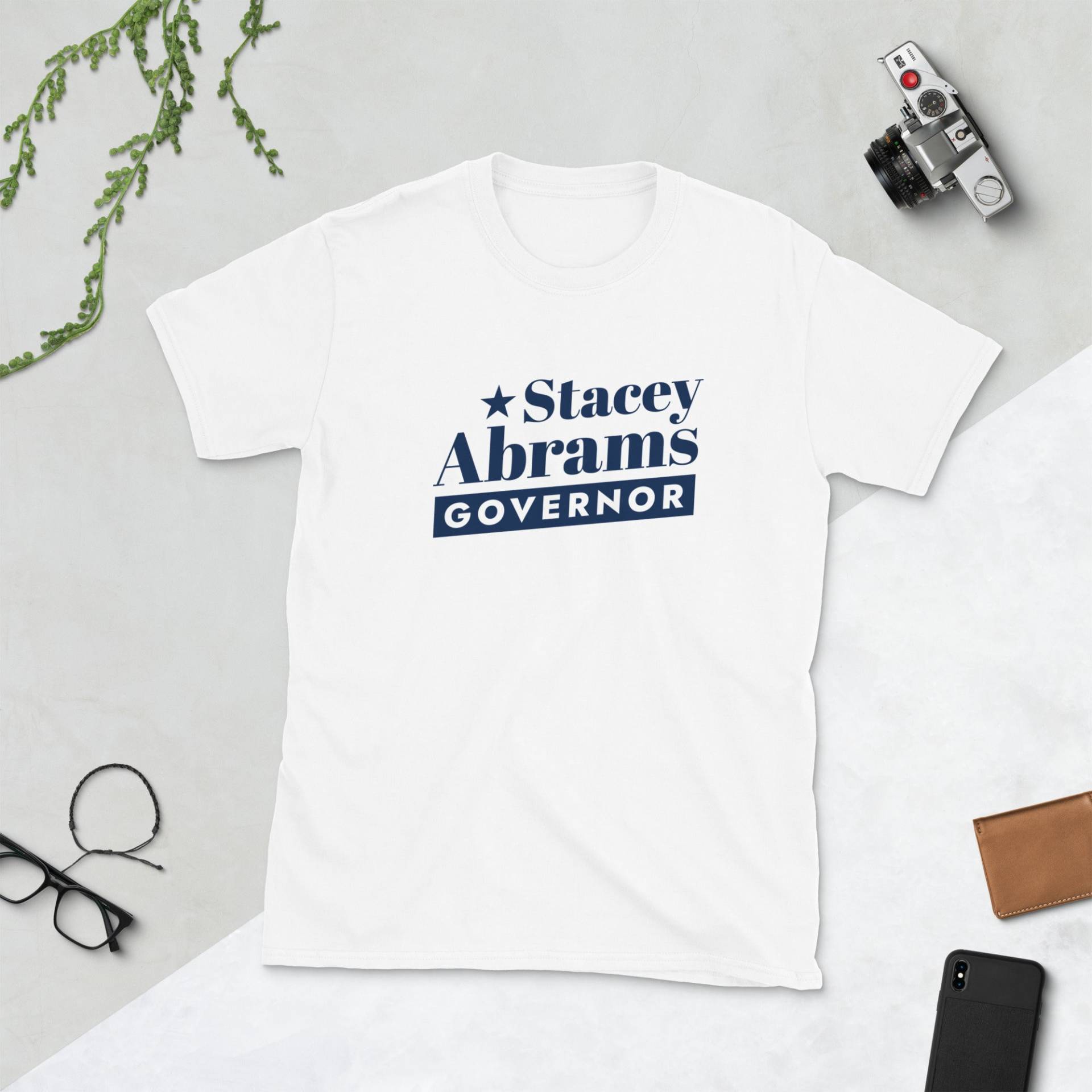 stacey Abrams Für Georgia Gouverneur Kurzarm Unisex T-Shirt von JuntoTees