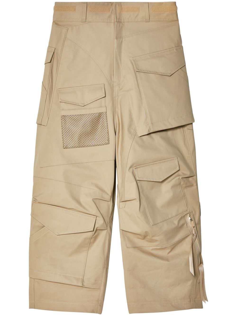 Junya Watanabe MAN Cargohose mit weitem Bein - Nude von Junya Watanabe MAN