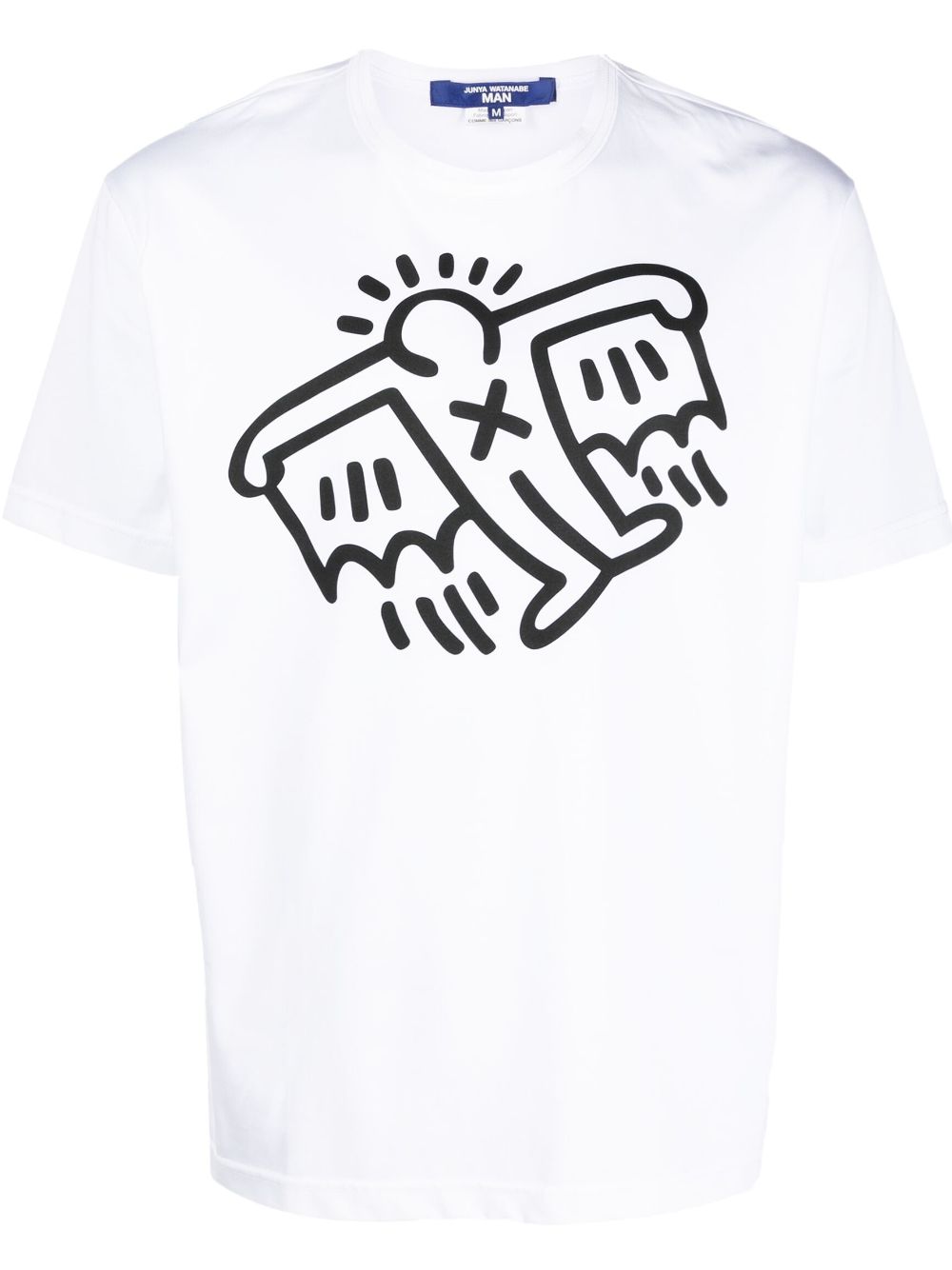 Junya Watanabe MAN x Keith Haring T-Shirt mit Print - Weiß von Junya Watanabe MAN