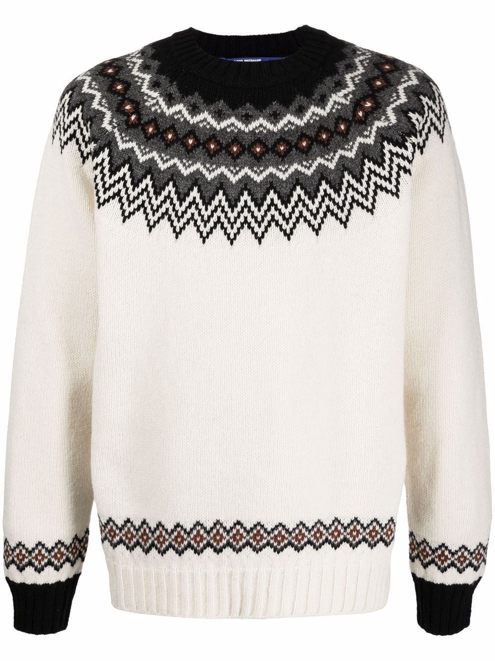 Junya Watanabe MAN Pullover mit Fair-Isle-Muster - Weiß von Junya Watanabe MAN