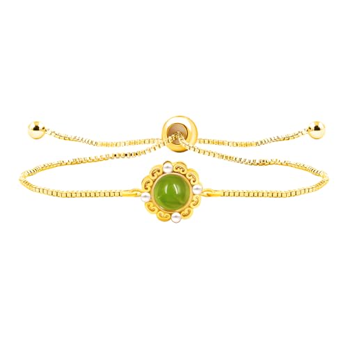 JunyiDIY Grünes Blumen-Charm-Box-Kettenarmband, aufmerksames Geschenk für Oma, Ehefrau, ideal für Thanksgiving oder Valentinstag YA5582 JunyiDIY Grünes Blumen-Charm-Box-Kettenarmband, aufmerksames Geschenk für Oma, Ehefrau, ideal für Thanksgiving oder Valentinstag YA5582 von JunyiDIY
