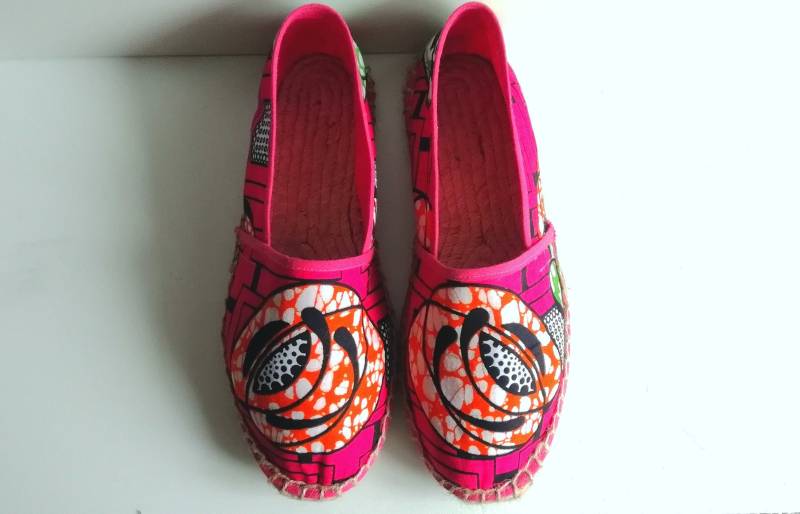 Original Wachs Dini Espadrilles Von Hand Genäht von Junyz