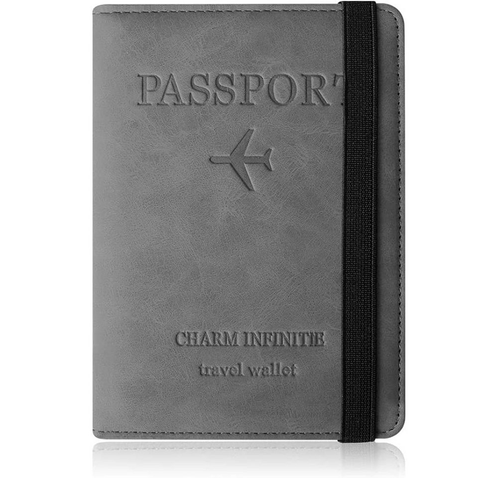 Juoungle Dokumententasche Passport Hülle für Damen Herren Reisepass Kreditkarten Reisedokumente von Juoungle