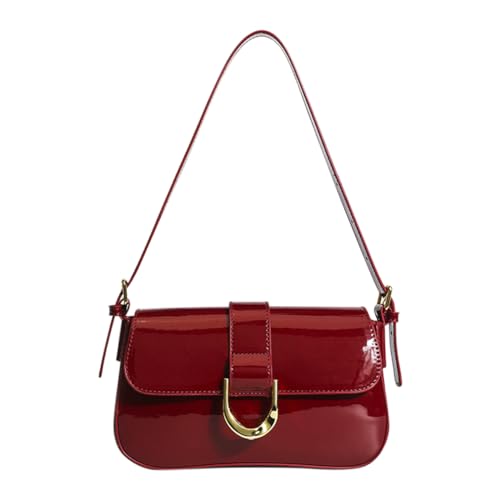 Kleine Umhängetasche Y2K Geldbörse für Frauen Krokodil Handtasche Clutch Geldbörse Klassische Retro Crossbody Bag Satchel, B02-rot von Juoxeepy