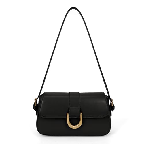 Kleine Umhängetasche Y2K Geldbörse für Frauen Krokodil Handtasche Clutch Geldbörse Klassische Retro Crossbody Bag Satchel, C01-schwarz von Juoxeepy