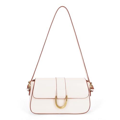 Kleine Umhängetasche Y2K Geldbörse für Frauen Krokodil Handtasche Clutch Geldbörse Klassische Retro Crossbody Bag Satchel, C03-white von Juoxeepy