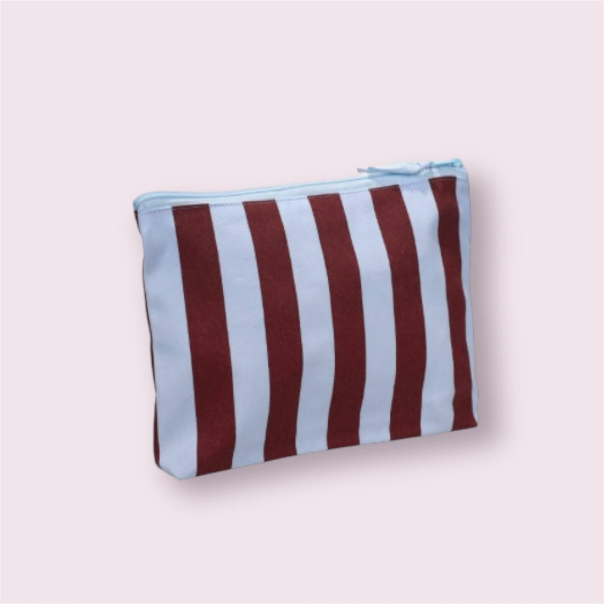 Kulturbeutel Baumwolltasche Kosmetiktasche Streifen Geschenk Für Die Freundin 26 X 3 17, 5 cm Gestreift von JuperStudio