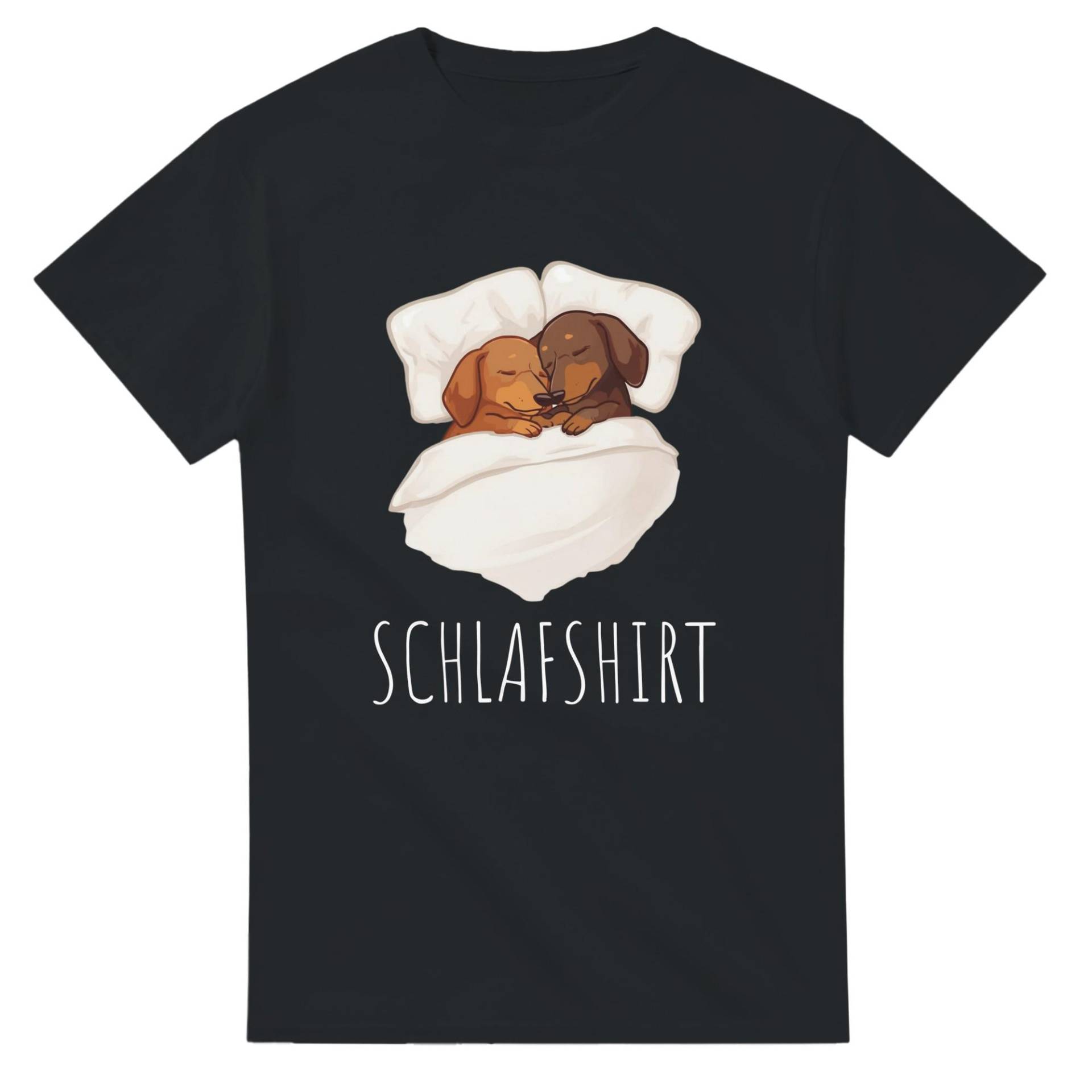 Offizielles Schlafshirt Dackel Hund Dachshund Teckel T-Shirt von JupiterAtelierDE