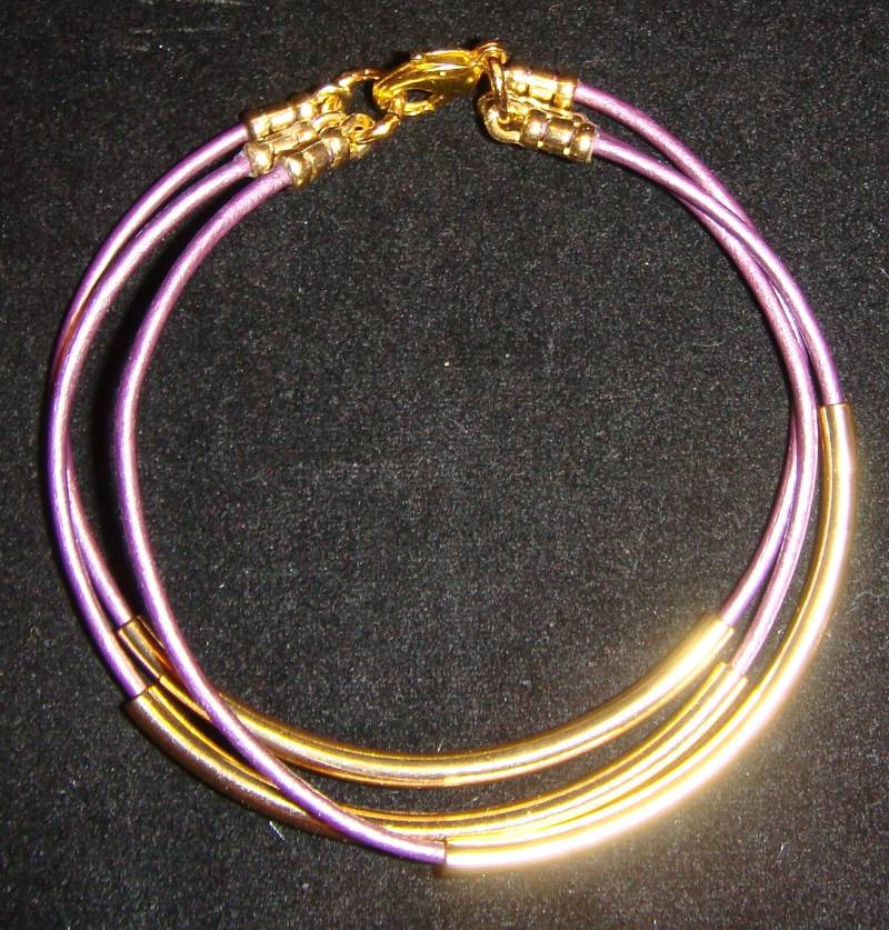 Leder & Metall Multi-strand Armband - Sie Wählen Die Farben Leder & Metall Multi-strand Armband - Sie Wählen Die Farben von JupiterMoonDesigns