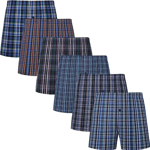 JupiterSecret Boxershorts Herren 100% Baumwolle Unterhosen Männer 6er Packs Vielen Farben von JupiterSecret