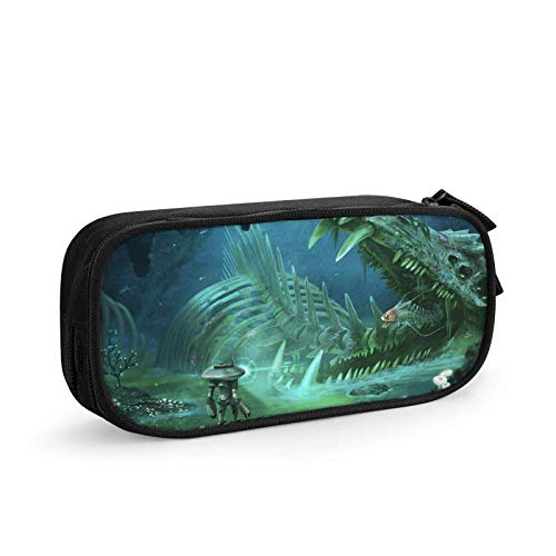 Jupsero Subnautica Pencil Case Pen Case mit Reißverschluss Hochleistungs-Stifttasche Organizer Aufbewahrungstasche für das Schulbüro Teen Girl Boy Men WomenBlack Jupsero Subnautica Pencil Case Pen Case mit Reißverschluss Hochleistungs-Stifttasche Organizer Aufbewahrungstasche für das Schulbüro Teen Girl Boy Men WomenBlack von Jupsero