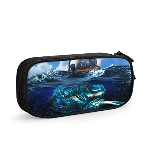 Jupsero Subnautica Pencil Case Pen Case mit Reißverschluss Hochleistungs-Stifttasche Organizer Aufbewahrungstasche für das Schulbüro Teen Girl Boy Men WomenBlack Jupsero Subnautica Pencil Case Pen Case mit Reißverschluss Hochleistungs-Stifttasche Organizer Aufbewahrungstasche für das Schulbüro Teen Girl Boy Men WomenBlack von Jupsero
