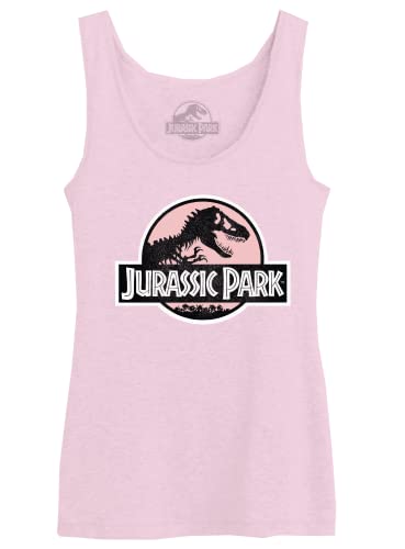 Jurassic Park Damen Wojupamtk011 Tanktop, Rosa, Large von Jurassic Park