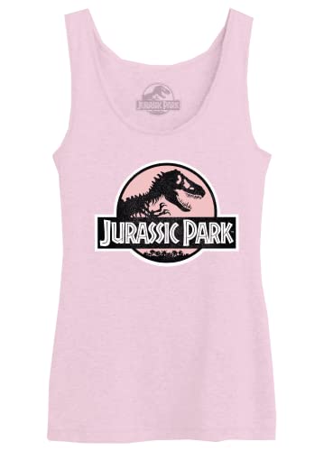 Jurassic Park Damen Wojupamtk011 Tanktop, Rosa, XS von Jurassic Park