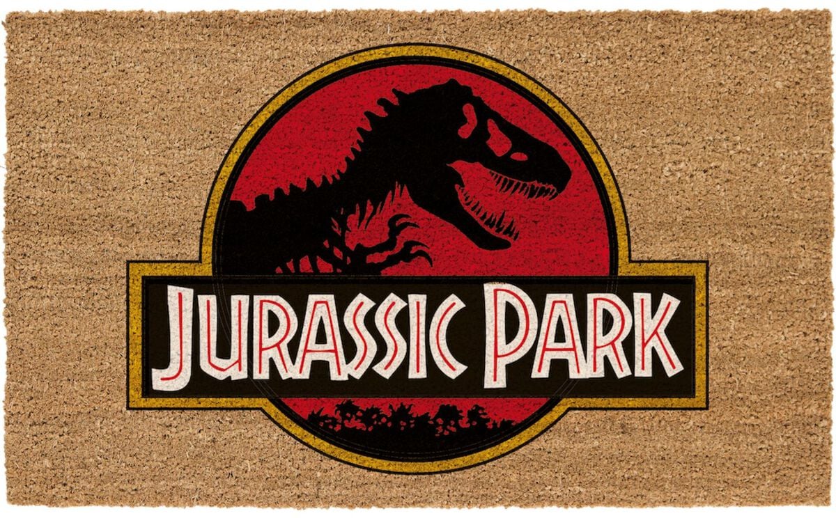 Jurassic Park Fußmatte - Jurassic Park - Logo - multicolor  - Lizenzierter Fanartikel von Jurassic Park