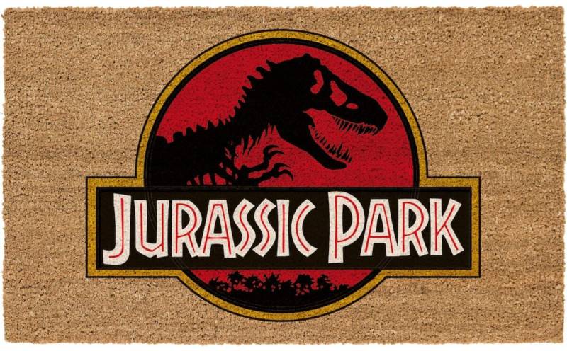 Jurassic Park Fußmatte - Jurassic Park - Logo - multicolor  - Lizenzierter Fanartikel von Jurassic Park