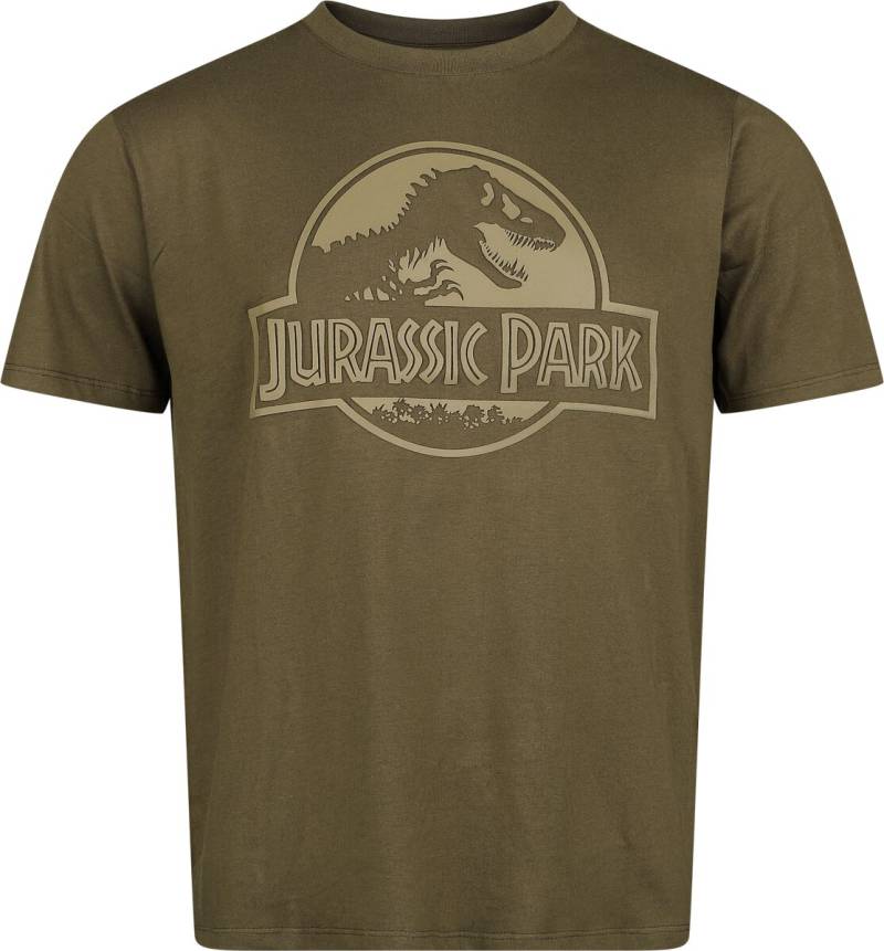 Jurassic Park HD Logo T-Shirt khaki in XXL Jurassic Park HD Logo T-Shirt khaki in XXL von Jurassic Park