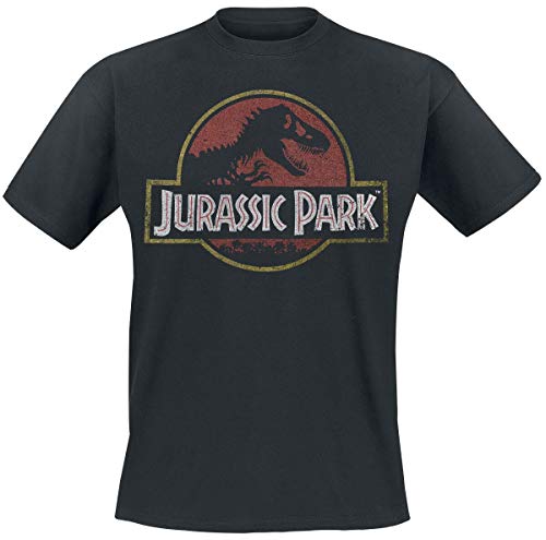 Jurassic Park Herren T-Shirt, schwarz, M von Jurassic Park