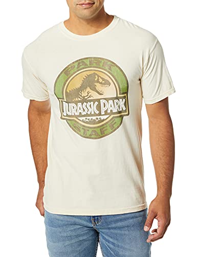 Jurassic Park Herren T-Shirt Park Staff Short Sleeve - Mehrfarbig - Groß von Jurassic Park