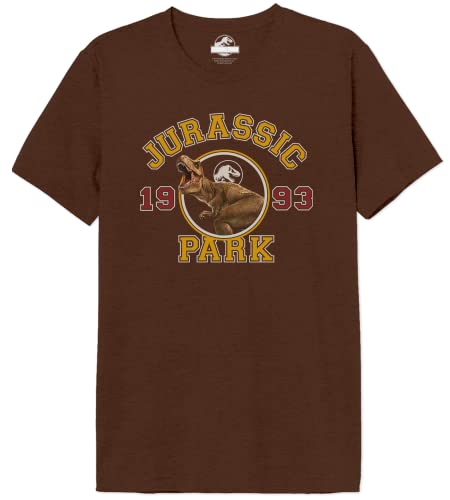 Jurassic Park Herren mejupamts106 T-Shirt, Braun Melange, M Jurassic Park Herren mejupamts106 T-Shirt, Braun Melange, M von Jurassic Park