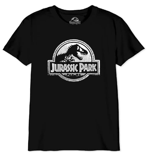 Jurassic Park Jungen Bojupamts034 T-Shirt, Schwarz, 6 Jahre von Jurassic Park