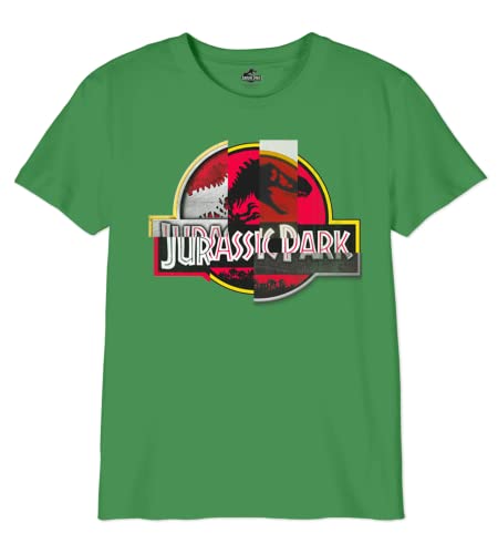 Jurassic Park Jungen Bojupamts037 T-Shirt, Prairiengrün, 10 Jahre von Jurassic Park