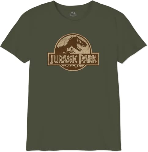 Jurassic Park Jungen Bojupamts041 T-Shirt, kaki, 12 Jahre von Jurassic Park