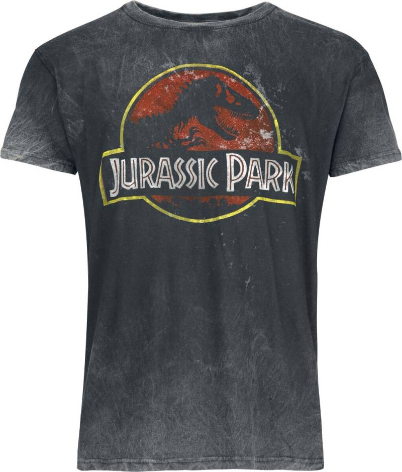 Jurassic Park Jurassic Park Logo T-Shirt schwarz in S von Jurassic Park