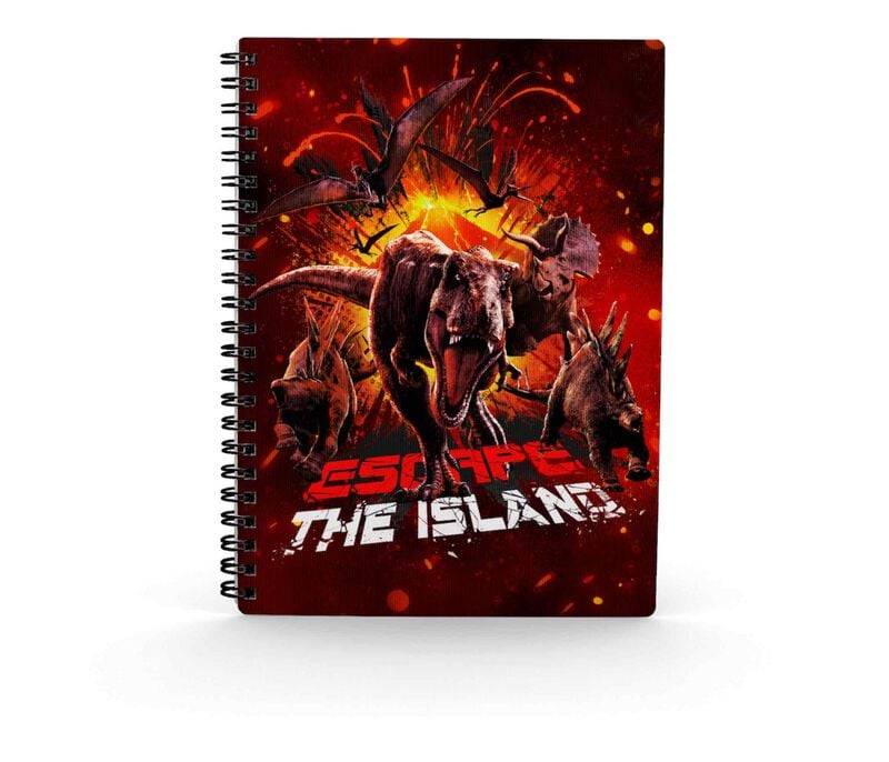Jurassic Park Jurassic World - Escape - 3D Effekt Notizbuch Notizblock multicolor Jurassic Park Jurassic World - Escape - 3D Effekt Notizbuch Notizblock multicolor von Jurassic Park