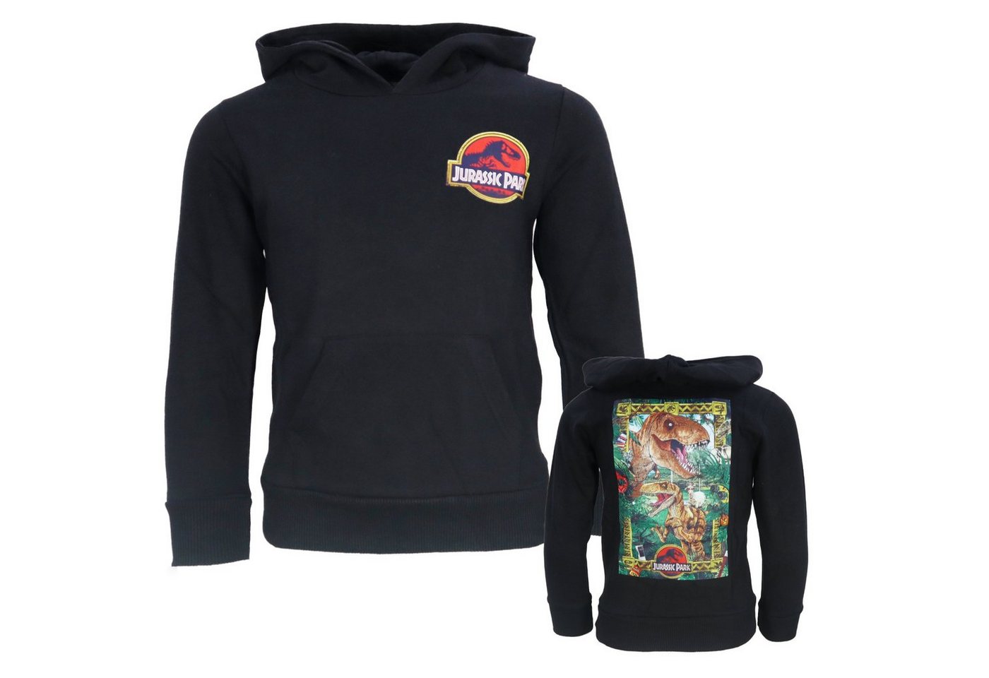 Jurassic Park Kapuzenpullover Jurassic Park T-Rex Kinder Jungen Kapuzen Hoodie Pulli Gr. 104 bis 152 von Jurassic Park