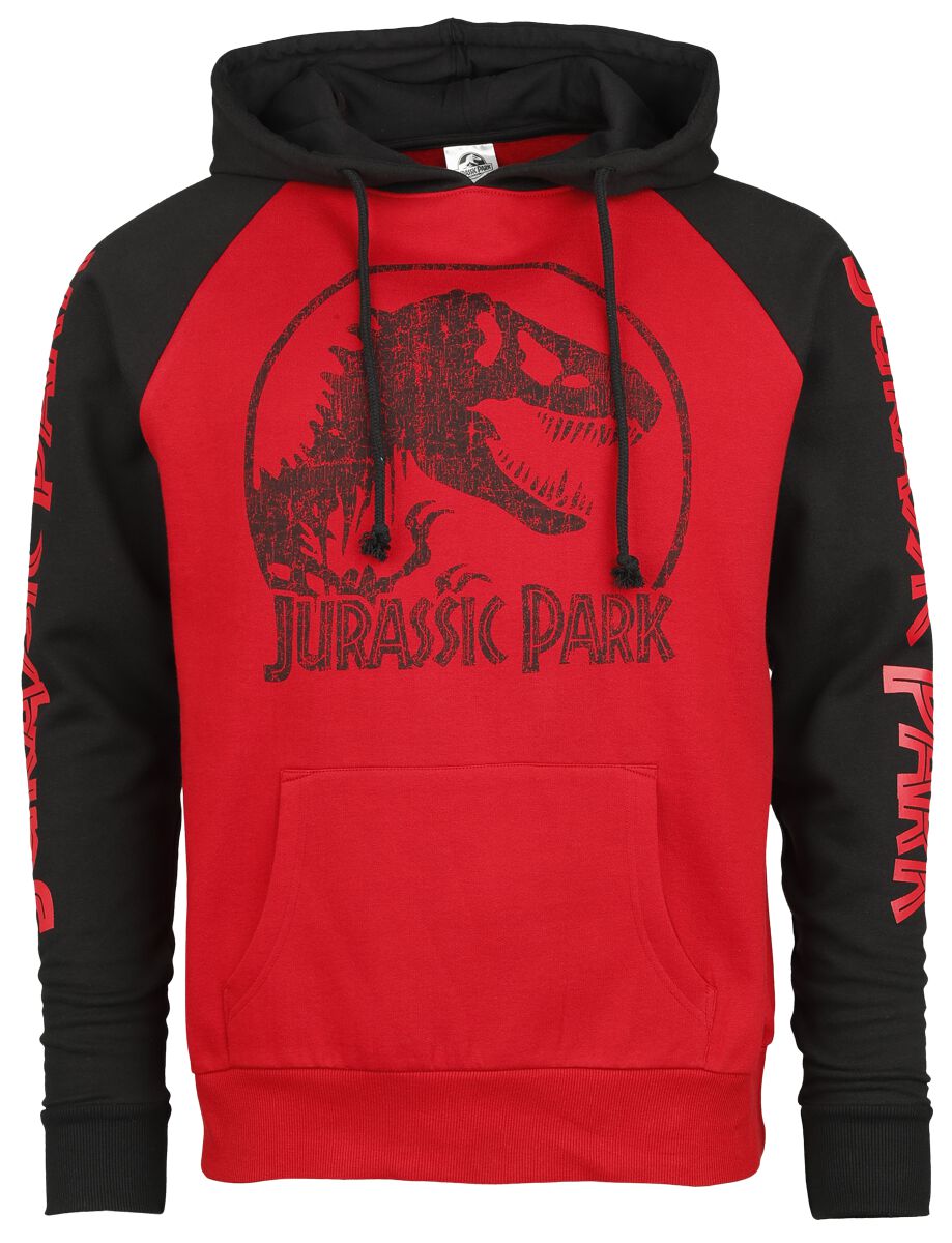 Jurassic Park - Marvel Kapuzenpullover - Jurassic Park Logo - S bis XXL - für Männer - Größe XXL - multicolor  - Lizenzierter Fanartikel von Jurassic Park