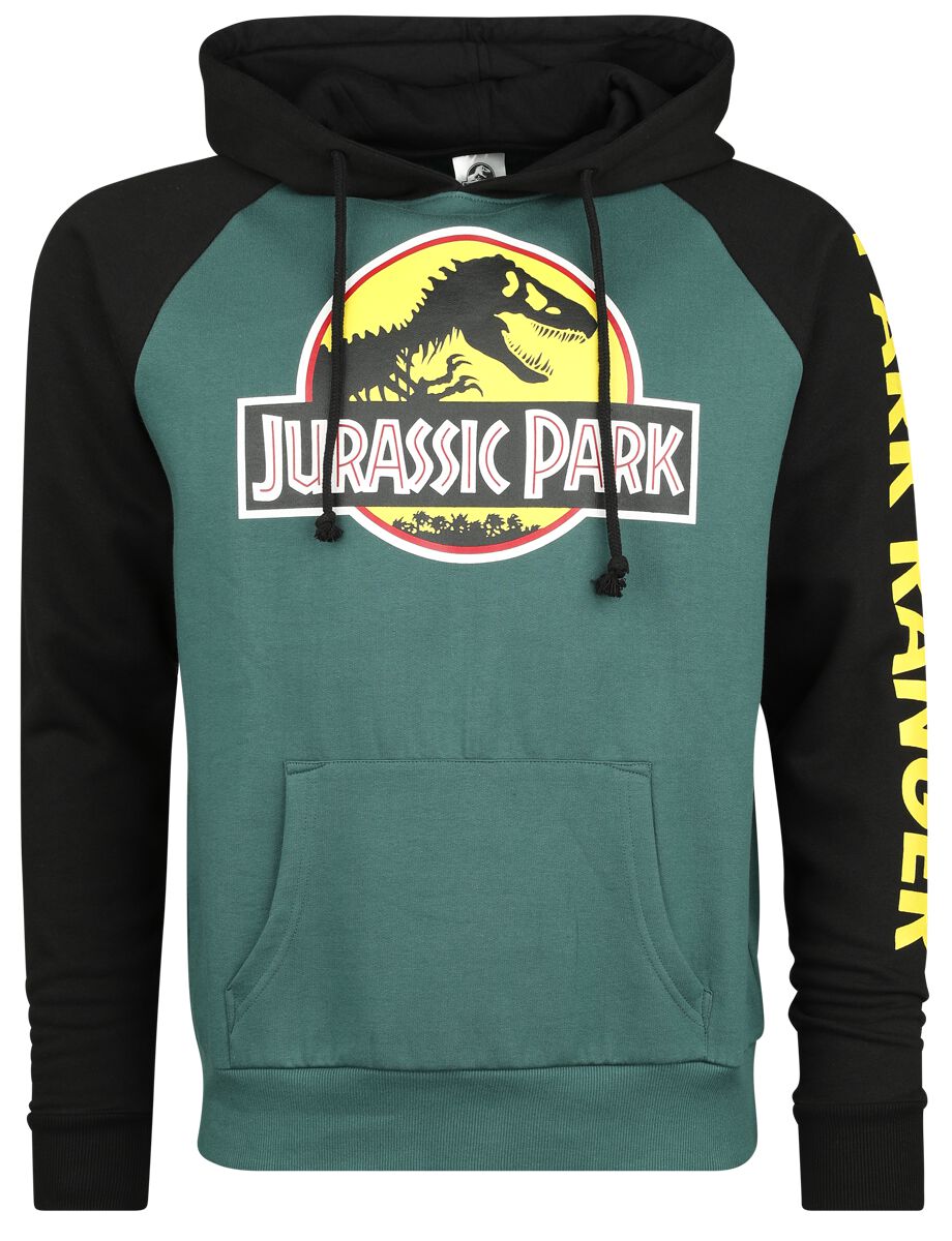 Jurassic Park - Marvel Kapuzenpullover - Logo - Park Ranger - S bis XXL - für Männer - Größe L - multicolor  - Lizenzierter Fanartikel von Jurassic Park