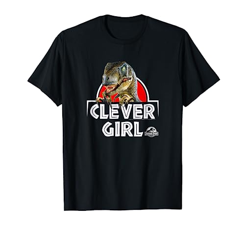 Jurassic Park Raptor Clever Girl Portrait T-Shirt von Jurassic Park