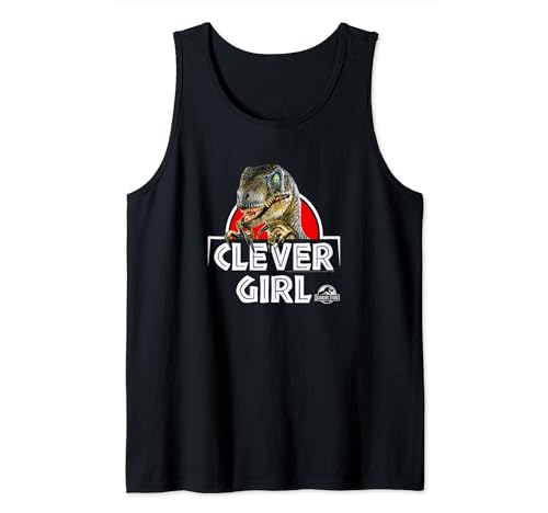 Jurassic Park Raptor Clever Girl Portrait Tank Top von Jurassic Park