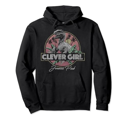 Jurassic Park Tropical Clever Girl Raptor C1 Pullover Hoodie von Jurassic Park