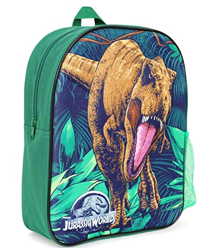 Jurassic World 3D Stil T-Rex Kinderrucksack Jungen Mädchen Schultasche, grün von Jurassic World