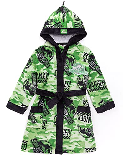 Jurassic World Dressing Gown Jungen Kinder Camo T Rex PJS Bademantel Robe 10-11 Jahre von Jurassic World