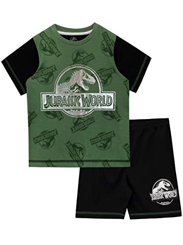 Jurassic World Jungen Dinosaurier Schlafanzug Schwarz 116 von Jurassic World