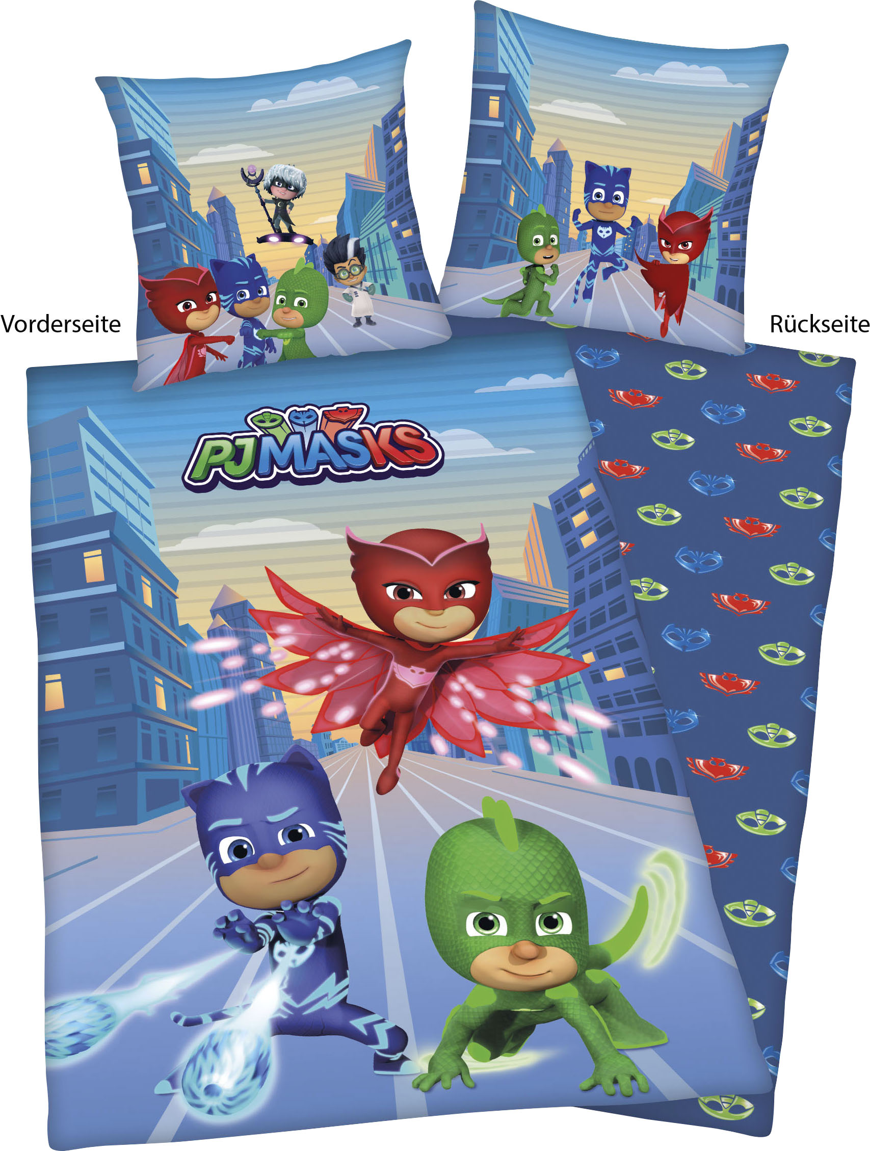 Jurassic World Kinderbettwäsche "PJ Masks", (2 tlg.) von Jurassic World